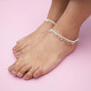 Silver Anklet Mix of Traditional & Contemporary